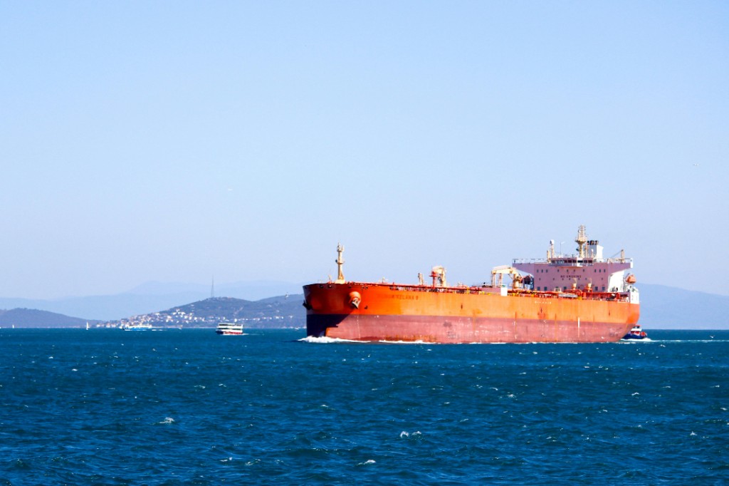 Product tanker underway